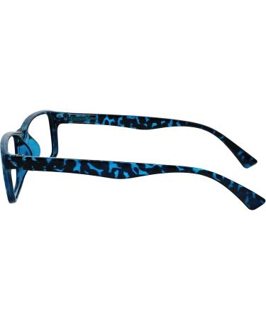 Shop UVR3092 3-Pack Reading Glasses for Men & Women - Black Brown Blue +1.50 Diopters - Stylish & Affordable Readers - Buy Online on GoSupps.com