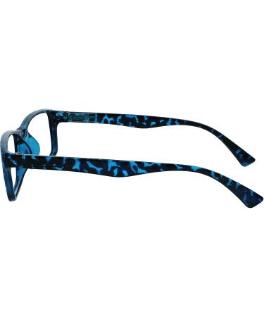 Buy Blue Tortoiseshell Reading Glasses - Value 4 Pack for Men & Women | UVR4092BL +2.00 Stylish & Affordable - Buy Online on GoSupps.com