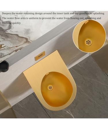 304 Stainless Steel Wall-Mounted Men's Sensor Urinal Commercial Bathroom Toilet Urinal High-Efficiency Flushing Urinal Urine Diverter Splash-Proof Anti-Clogging Urinal for School/Hotel Dark Gray - Buy Online on GoSupps.com