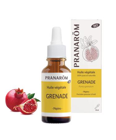 Pranar m Organic Pomegranate Vegetable Oil Regenerating and Soothing Skin Rich in Anti-Oxidants 30 ml