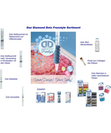 Diamond Dotz Freestyle Adhesive Roll - Sandwich Design | Easy to Use - Buy Online on GoSupps.com