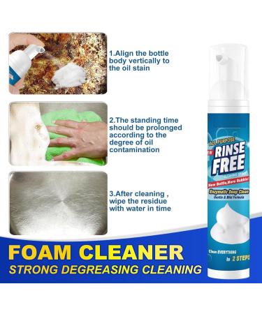 Dumalt Foam Cleaner New Dumalt Rinse Free Foam Cleaner Rinse Free Cleaning Spray Splash Spray Foam Cleaner All Around Kitchen Cleaning Foam For Bathroom Car House (2 Pcs) - Buy Online on GoSupps.com