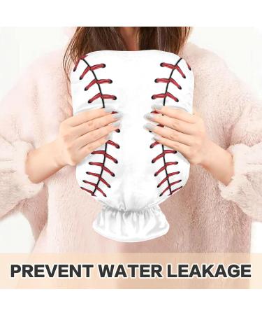 Naanle Softball Baseball Hot Water Bottle - 1L Transparent Heat Bottle for Pain Relief & Warmth | Ideal for Bed & Foot Therapy - Buy Online on GoSupps.com