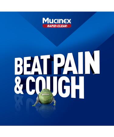 Mucinex Rapid+Clear Maximum Strength Cold & Cough Medicine Fever Pain Headache & Cough Relief with Acetaminophen & Dextromethorphan Rapid Release Caplets for Adults 20 Count 20 Count (Pack of 1) Caplets - Buy Online on GoSupps.com
