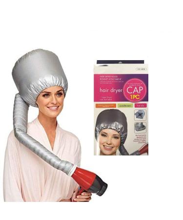 Portable Soft Hair Drying Cap Bonnet Hood Hat Blow Dryer Attachment