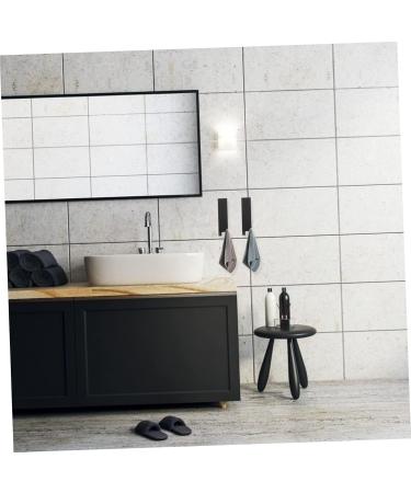 Hoement 2pcs No Punching Hook Shower Towel Hooks Over Door Hooks for Bathroom Storage Hooks Stainless Steel 18X4.2CM Black2 - Buy Online on GoSupps.com