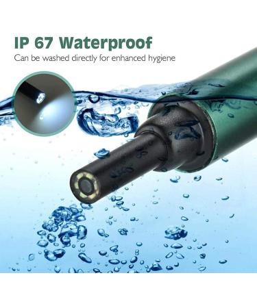 Gienex USB Rechargeable Ear Wax Removal Tool - 1080P HD Wireless Ear Cleaning Camera - Green - Buy Online on GoSupps.com