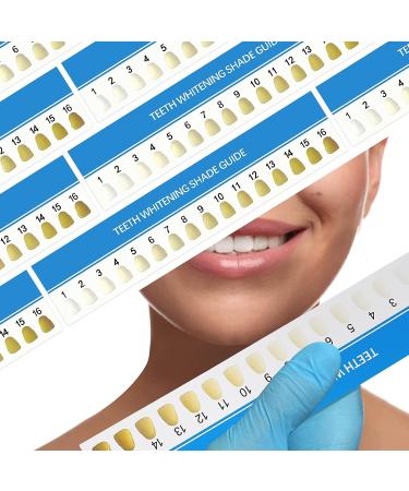 50-Piece Teeth Whitening Shade Guide for Porcelain Dental Color Cards - Dental Equipment for Dentist or Home Oral Care - Buy Online on GoSupps.com