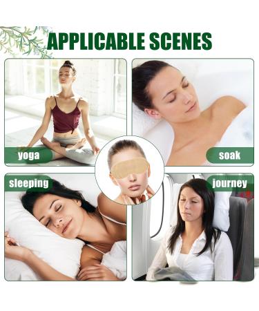 Organic Castor Oil Eye Mask Pack - 2 Reusable Wraps for Moisture Eyelash & Eyebrow Growth Dark Circles & Wrinkle Relief - Buy Online on GoSupps.com