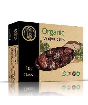 King Solomon 100% Organic Premium Medjoul (Medjool) Dates, 2.2lbs