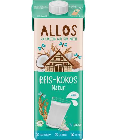 Allos Organic Rice-Coconut Natural Drink (6 x 1 l)