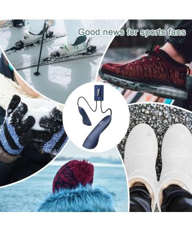 YOUNUO Electric Boot Dryer - Portable Constant Temperature Shoe Dryer (Blue) - Buy Online on GoSupps.com