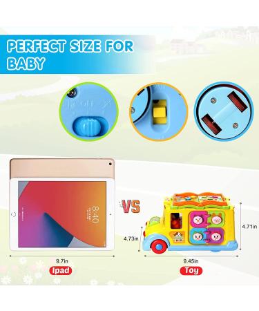 Buy Educational Baby Toys for 1-3 Years | Musical Animal Noises & Movement Bus | Perfect Gifts for 12-18 Months Girls - Buy Online on GoSupps.com