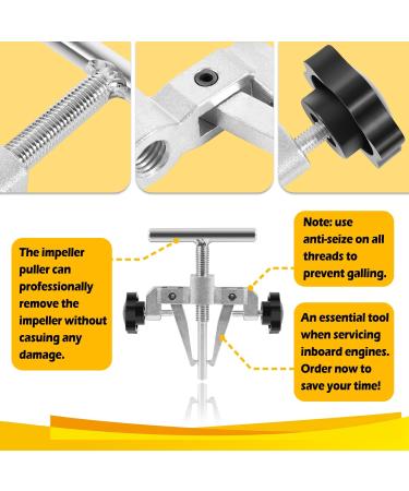 Bzumperyz 660040-1 Marine Impeller Puller Tool for Jabsco Impellers | 2-1/4 to 2-9/16 Inch Size - Buy Online on GoSupps.com