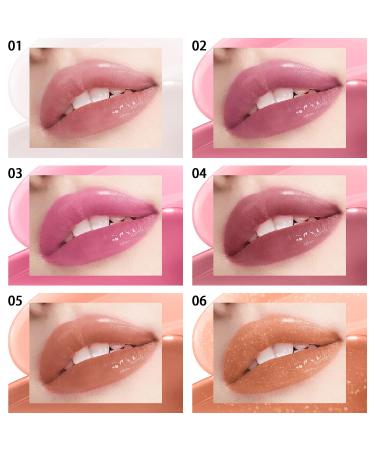 Buy 6 Colors Fat Lip Oil Gloss | Hydrating Tinted Lip Gloss | Long-Lasting Plumping Lip Care - Buy Online on GoSupps.com