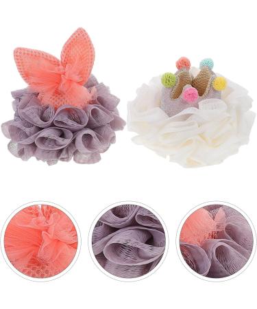 2pcs Exfoliating Bath Ball Set - Loofah Body Scrubber & Shower Sponge for Superior Bathing - Ideal Bathing Supplies for Ultimate Skin Care - Buy Online on GoSupps.com