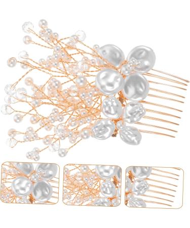 Beaupretty Accessories silver hair comb wedding hair accessories for brides hair accessories for women hair accessories for wedding bride hair side comb metals rhinestones Miss Comb - Buy Online on GoSupps.com