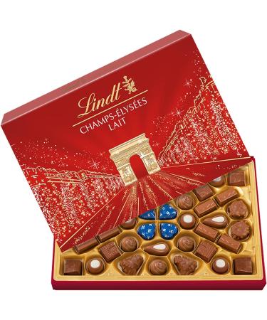 Lindt - CHAMPS-ELYSEES Box - Milk Chocolates - Fine & Irresistible - 17 oz - Buy Online on GoSupps.com