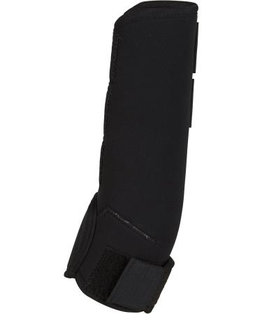 Kerbl 320132 Fetlock Boots - Set of 4 Synthetic Rubber for Thoroughbreds - Black - International Shipping Available - Buy Online on GoSupps.com