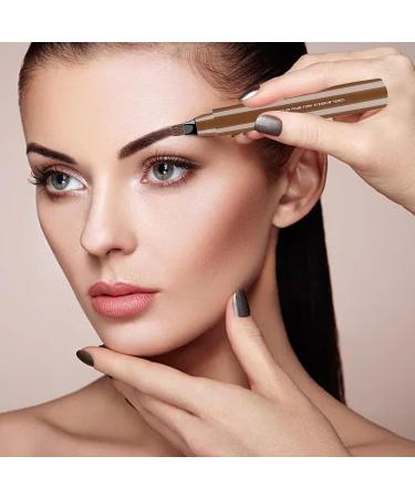 Eyebrow Pencil Eyebrow Makeup Eye Brow Pencils for Women with 4 Fork Tip Like Natural Brows Eyebrow Pen Eye Brow Pencils (Coffee) - Buy Online on GoSupps.com