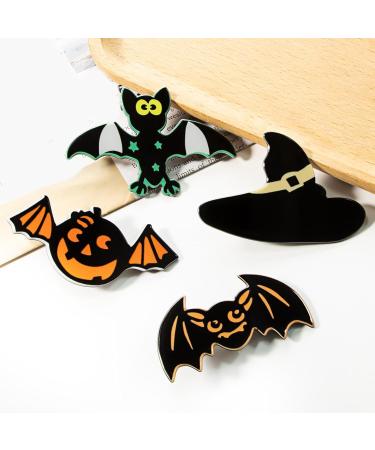 Halloween Theme Hair Clip Novelty Pumpkin/Bat Hair Barrettes Duckbill Hairclip For Teens Hair Shaping Tool Accessories Halloween Hair Clips Hair Pins For Girls Halloween Party Supplies - Buy Online on GoSupps.com