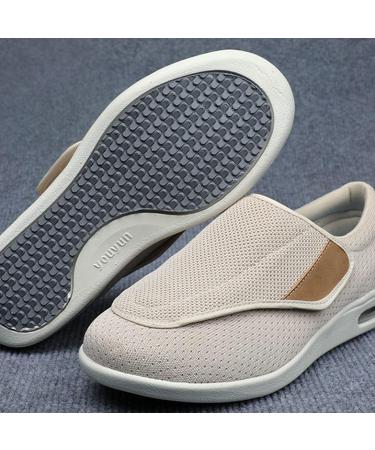 Adjustable Diabetic Slippers for Edema | Lightweight & Extra Wide | Anti-Skid, Durable & Warm | Ideal for Swollen & Arthritic Feet - Grey, Size 36 - Buy Online on GoSupps.com