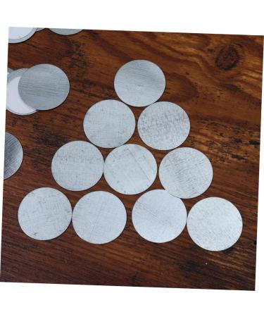 Housoutil 100pcs Stickers Metal Makeup Eyeshadow Palette Eyeshadow Tin Iron Plates Eye Shadow Tool Make up - Buy Online on GoSupps.com
