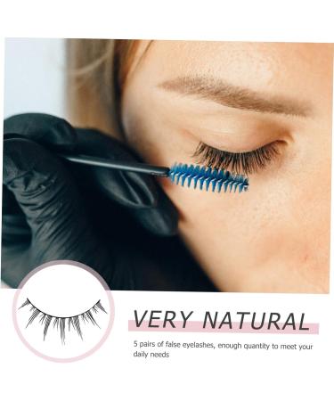 minkissy 5 Pairs Fake Eyelashes Salon Makeup Lashes Reusable Eyelashes Girl Makeup Eyelashes Girl False Lash Natural Look Eyelashes Long Eyelash False Eyelashes 3d Cosmetic Chemical Fiber - Buy Online on GoSupps.com