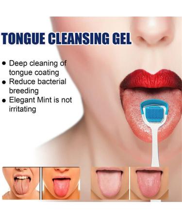 Shop Endxedio Tongue Cleaner Gel & Brush Set - 100% BPA-Free Oral Care | Reduce Bad Breath & Freshen Up! - Buy Online on GoSupps.com