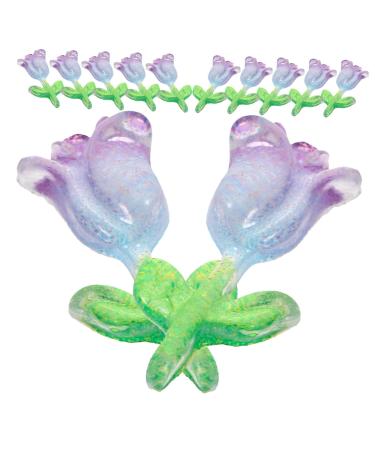 MERRYHAPY Femdophilous flowers luminous manicure Accessories the flowers Bralletesfor Women 0.5x1x0.3cm As Shown