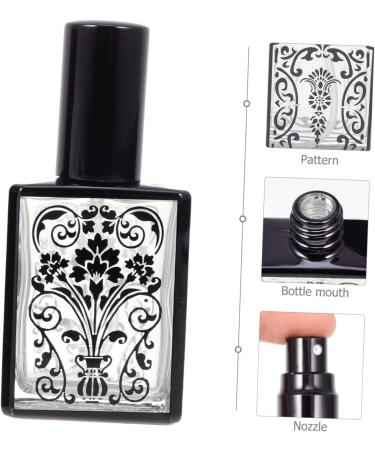 FRCOLOR Liquid Travel Containers perfume travel container mini scent pump oil spray Empty Spray spray spray mist spray Glass face square Terrarium Tank 8X3.5X2CM Black - Buy Online on GoSupps.com