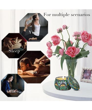 Scented Candles Gift Set for Women - 4pcs Rose Lavender Vanilla & Jasmine Aromatherapy Candles for Home - Perfect Gift Idea - Buy Online on GoSupps.com