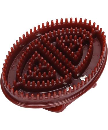 Handheld Scalp Massager Brush for Whole Body Relaxation - Brown - Buy Online on GoSupps.com