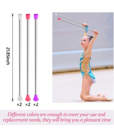 6 Pieces Twirling Batons Unisex Kids' Gymnastics Twirling Baton Dance Baton for Kids Girls Talent Shows  Artistic Dancing  Baton Twirling  Pink  White  Purple - Buy Online on GoSupps.com