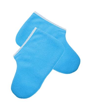 Masque Pieds la Cire de Paraffine pais Isolation Thermique Bleu Blanc Spa Professionnel Spa Soin Pieds