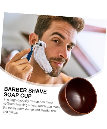 Frcolor 3-Piece Shaving Bowl Set | Wooden Cup for Men | Perfect for Shaving Cream & Foam - International Shipping - Buy Online on GoSupps.com