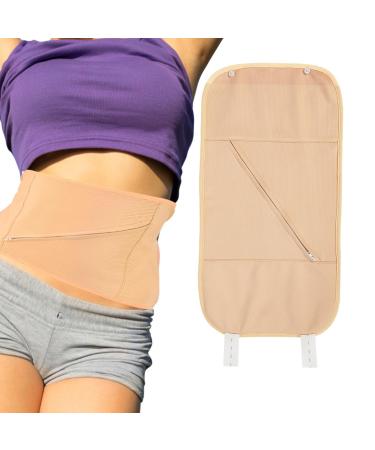 Generisch RASTOR OIL Pack Compress Natural Castor Oil Wrap | RASTOR OIL Pack for Liver Kit Less Mess Reusable Comfort Sleep Fit Bio Soft Ties