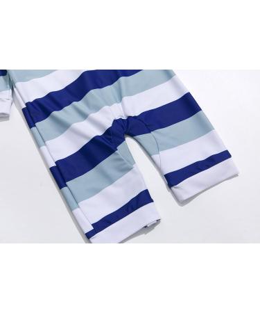 BONVERANO Baby Boys Swimsuit | UPF 50+ Sun Protection | Full-Length Zipper | 2 Years Blue White - Buy Online on GoSupps.com