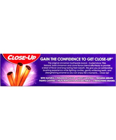 Close-Up Fresh Breath Toothpaste Cinnamon Blast (4.0 oz) (Pack of 10) - Buy Online on GoSupps.com