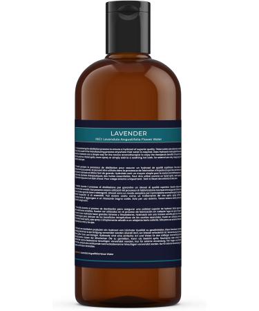 Mystic Moments Lavender Hydrosol Floral Water 500ml - Ideal for Skin, Face, Body & DIY Beauty - Vegan & GMO-Free - Buy Online on GoSupps.com