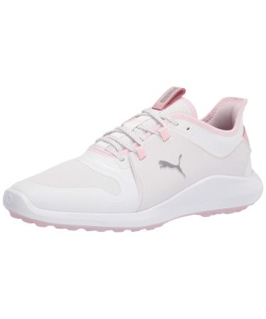 PUMA Golf Ladies Ignite FASTEN8 Spikeless Shoes 7 Puma White-puma Silver-pink Lady