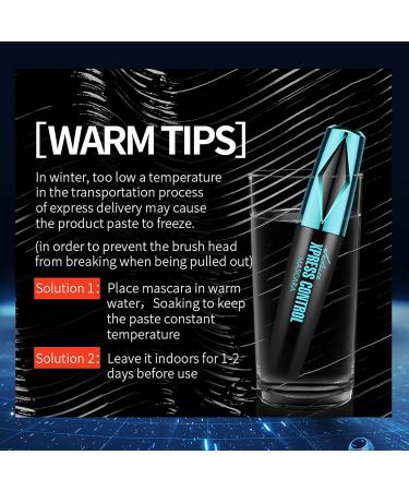 Mimore Vegan Mascara for Sensitive Eyes Lasts All Day Waterproof Smudge Proof Eyelash Mascara Best Eyelash Lengthening & Volume Enhancing Makeup (Black) (Black)  - Buy Online on GoSupps.com