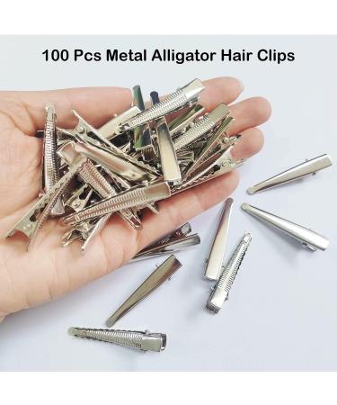 Paifeancodill Duck Bill Clips 100 Pcs Metal Alligator Hair Clips Crocodile Clips Rustproof Alligator Curl Clips Duck Bill Sectioning Clips Single Prong Teeth Styling Hair Clips Hair Barrette - Buy Online on GoSupps.com