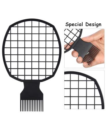 2 Pieces Afro Twist Hair Comb and Brush Set for Natural Hair - Black - Buy Online on GoSupps.com