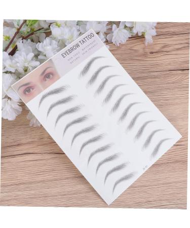 DOITOOL 2pcs 3d Eyebrow Stickers 3d Imitation Eyebrow Tattoos Eyebrow Stencils Makeup Tools Bionic Women's - Buy Online on GoSupps.com