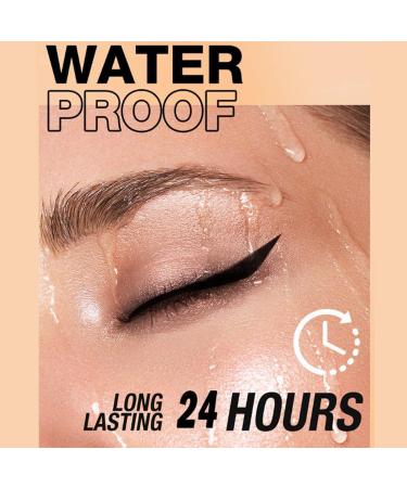 Dodorado Eye Liner Exhibition Black Eyeliner Ayky Long Wear Gel Eyeliner Creamy Texture Eyeliner Ayky Natural Black Eyeliner Cream Black Dark Brown Gel Eyeliner Pencil Eye Face Sticks (01+04) - Buy Online on GoSupps.com