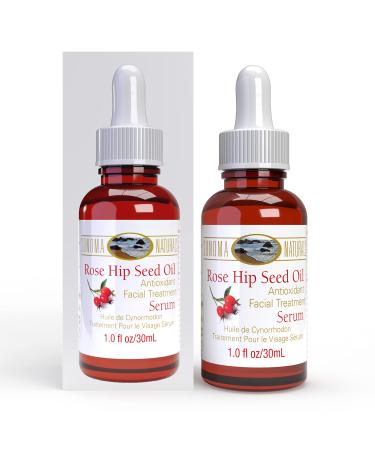 Rosehip Oil Anti-Oxidant Rich Facial Serums 1.0 Fl Oz/30ml Pore Minimizer | Skin Moisturizing Formula Face Oils and Serums for All Skin Types