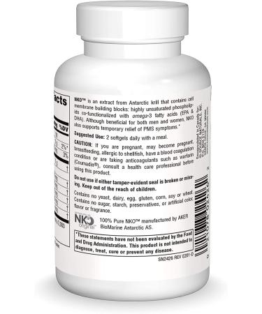 Source Naturals NKO Neptune Krill Oil 500 mg - 120 Softgels | Omega-3 & Antioxidants - Buy Online on GoSupps.com