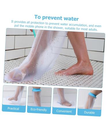 Gleavi Leg Cast Sleeve Bag - Blue Waterproof Cover for Shower, Walking Boot, Broken Leg Protector - Buy Online on GoSupps.com