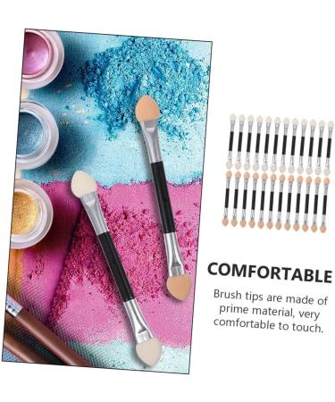 Baluue 24pcs Plastic Eyeshadow Makeup Sticks Double Ended Makeup Brush Aluminum Eyeshadow Brush - Buy Online on GoSupps.com
